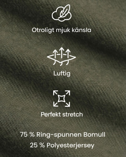 T-skjorte Med Perfekt Passform (6-pakke)