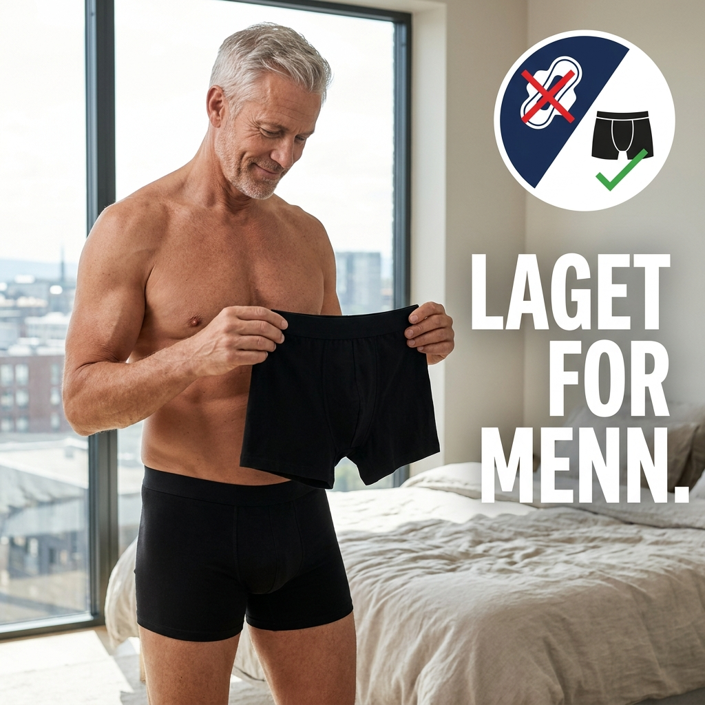 Laget for menn: boxer i stedet for bind