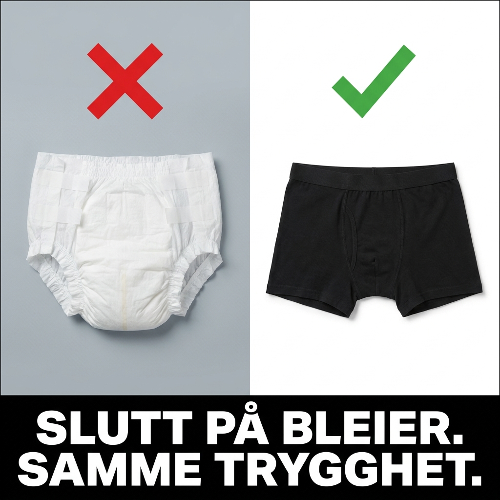 Bleie mot lekkasjesikker boxer