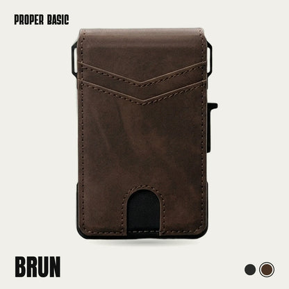 Proper Basic Kortholder i brunt