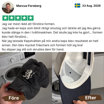Kepstvätten - (Formhållare + Premium tvättpåse)